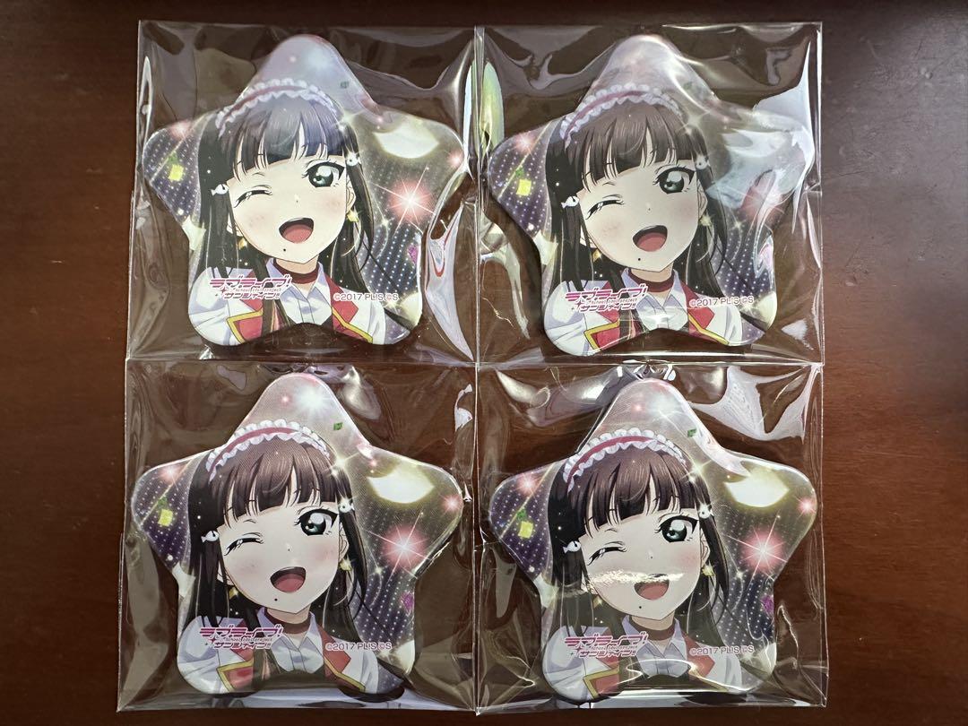 ラブライブ サンシャイン 星型缶バッジ Aqours vol.6 黒澤ダイヤ