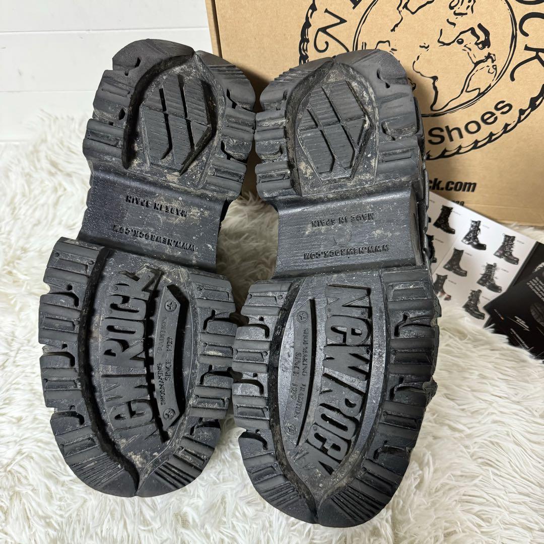 未使用級✨NEW ROCK ニューロック M-TANK106-C2 ブーツ 黒