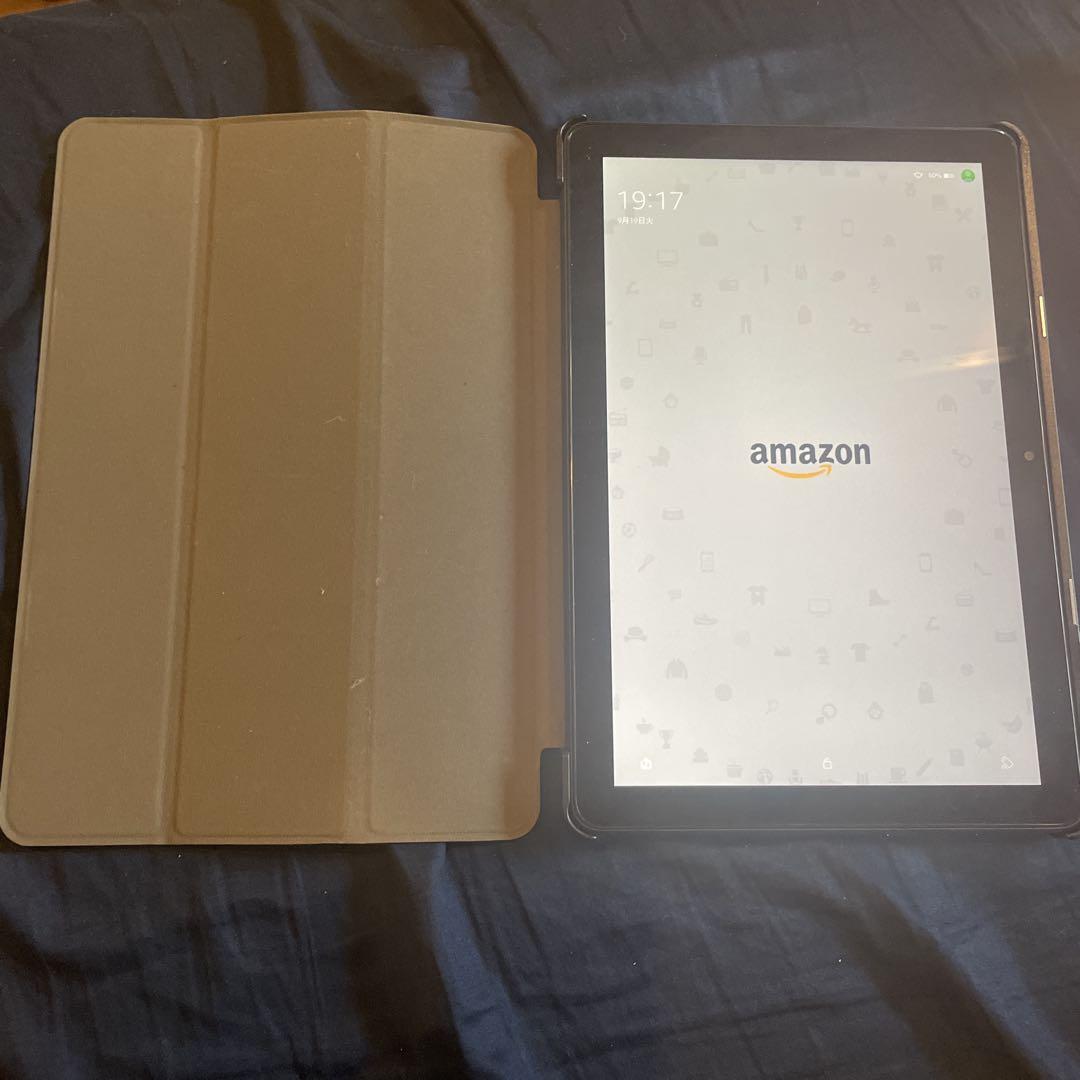 美品　Amazon タブレット本体 ブラック カバー付き