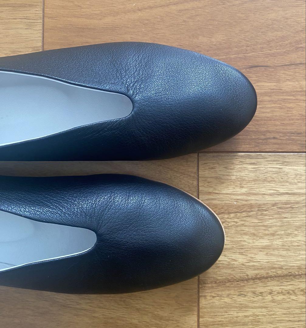 SUI スイ　バレーシューズ　V BALLET ゴートレザーブラック23.5