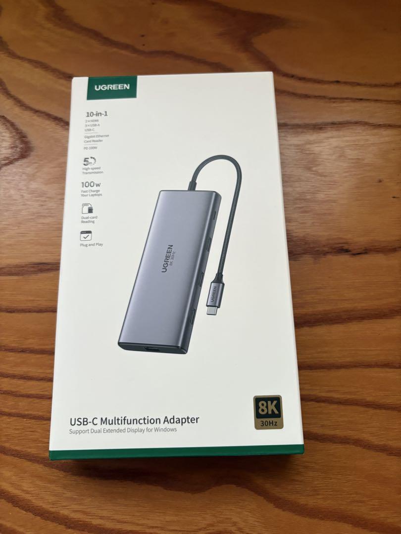 UGREEN USB-Cハブ 10-in-1 15534 ドッキングステーション