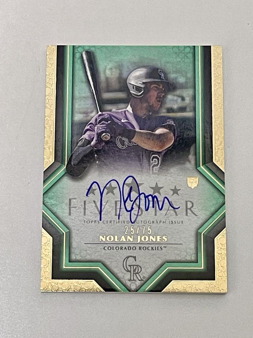 Topps Five Star Nolan Jones auto /75