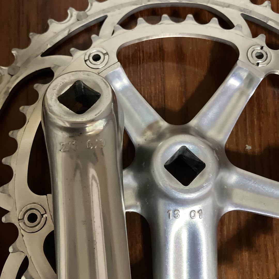 パーツ Campagnolo Record 170mm 53-39t Campagnolo Record 10 170mm 53/39t Carbon 10-Speed Square