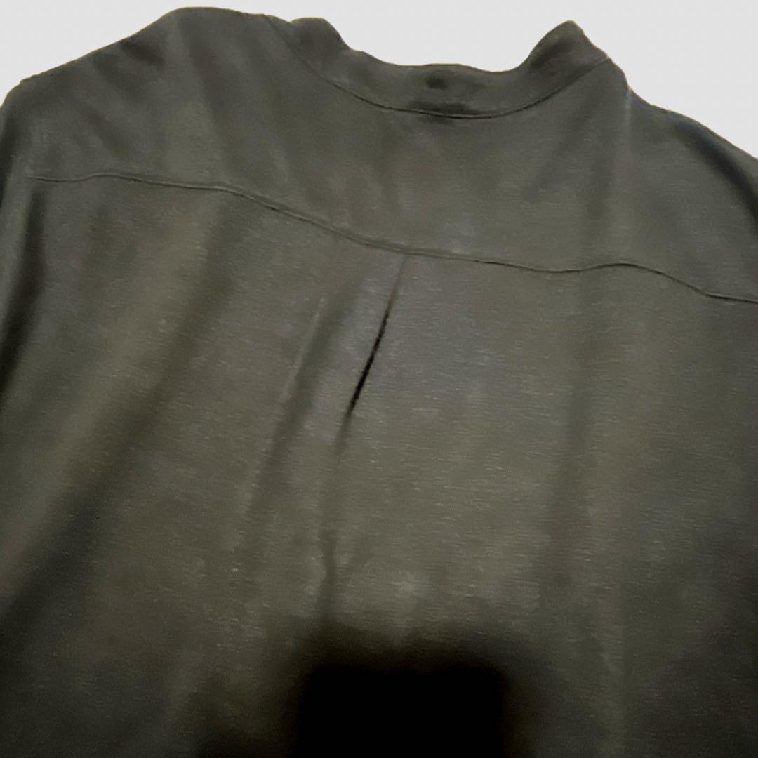 ミューズドゥーズィエムクラス　リネン100%　長袖シャツ　ブラック