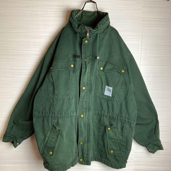 があり▩ オーバーサイズ ブルゾン ドルマン 古着 8H1jA-m63339266207 コットンジャケット カーキ イタリア製 ≢ノーティカ