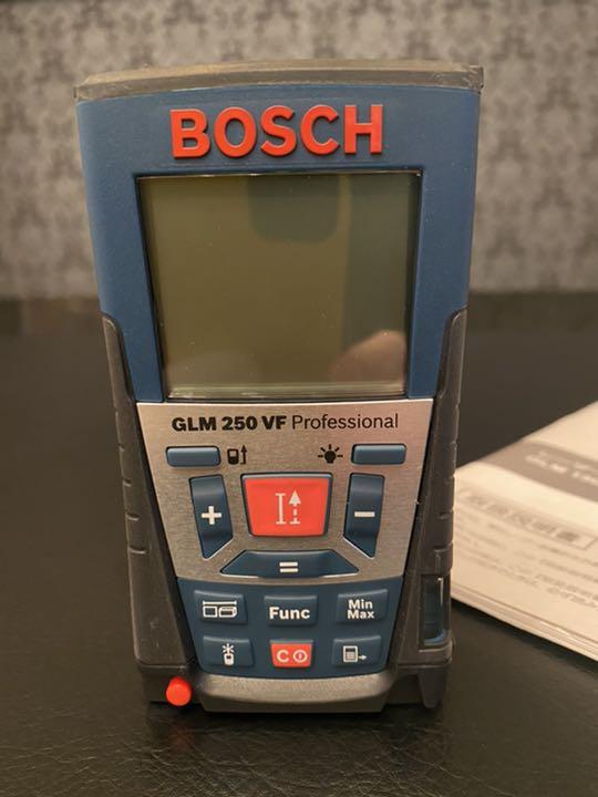 即納超歓迎 美品 レーザー距離計GLM250VF プロフェッショナル GqsIl-m63340100392 BOSCHボッシュ 即納再入荷