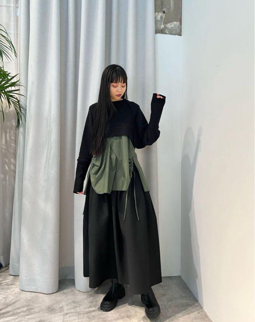 UN3D. ショートスウェットトップ ¥23,100 GYDA トレーナー スウェット GYGYショートスウェットトップス