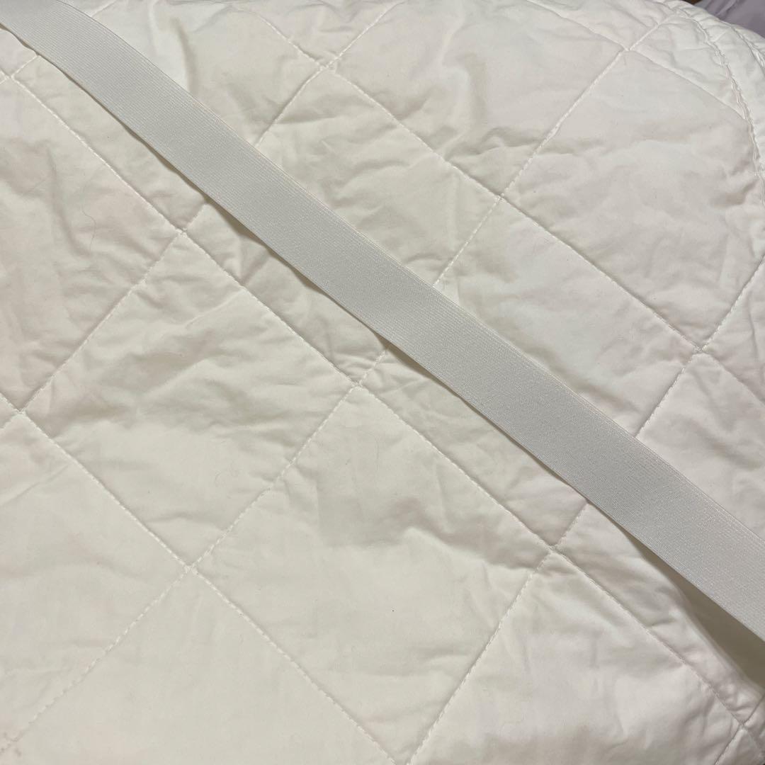 無印　ベッドパッド　ダブルサイズ　140 x 200 cm 詰め物麻100%