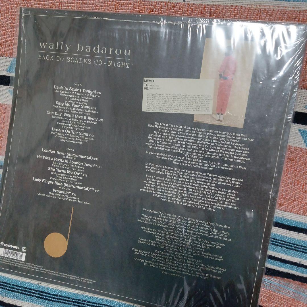 洋楽 Wally Badarou/back to scales to-night lp