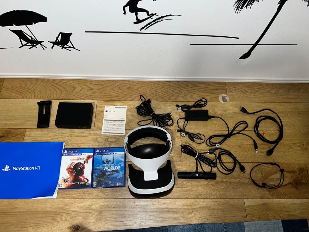Sony PlayStation VR ps4ソフト付き　完動品