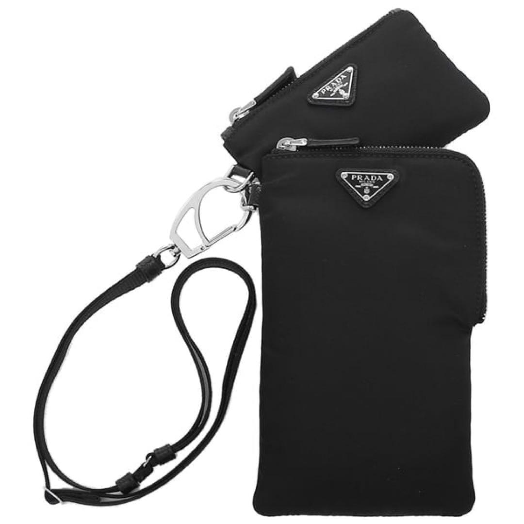 PRADA 黒 ナイロン フラグメントケース