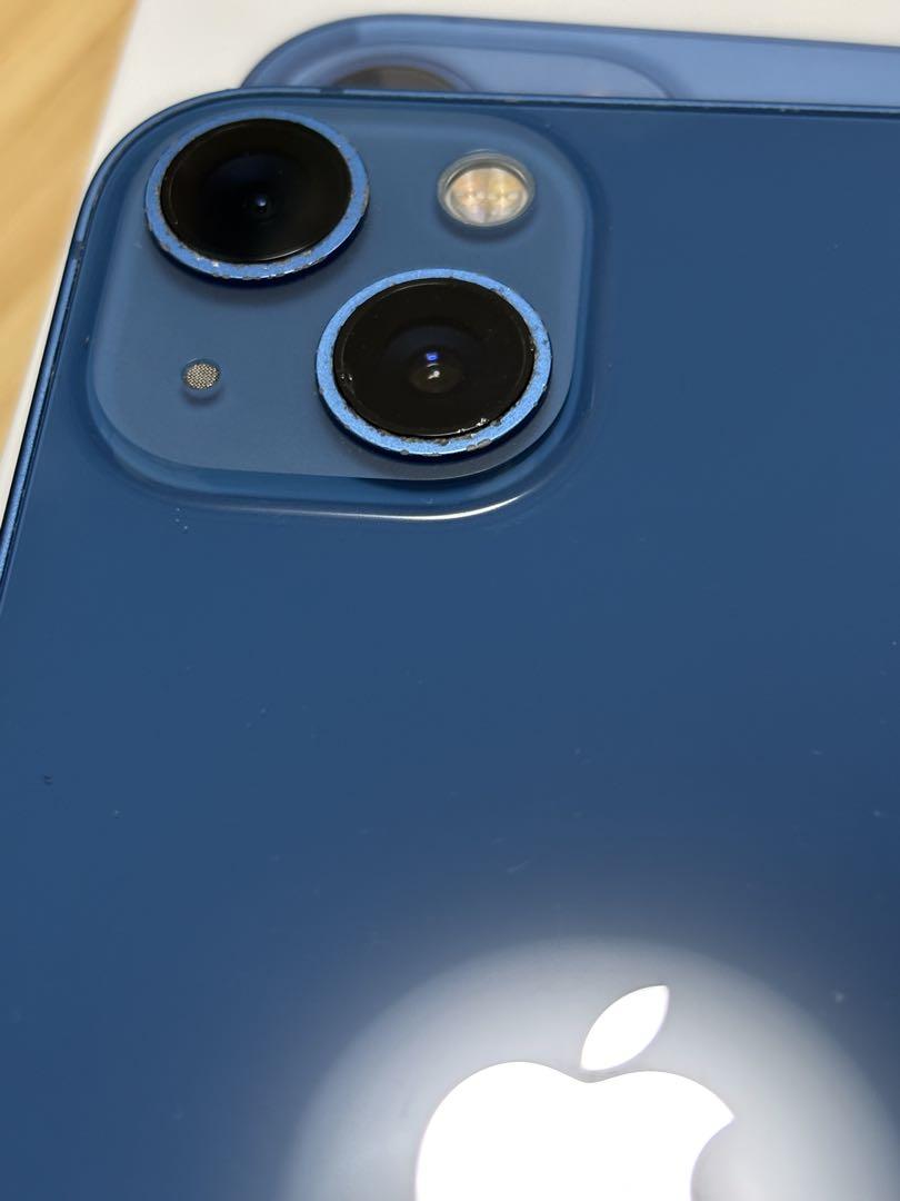 在庫処分 激安 iPhone メルカリ - SIMフリー(箱・充電ケーブル付) ブルー 256GB 13 携帯電話本体