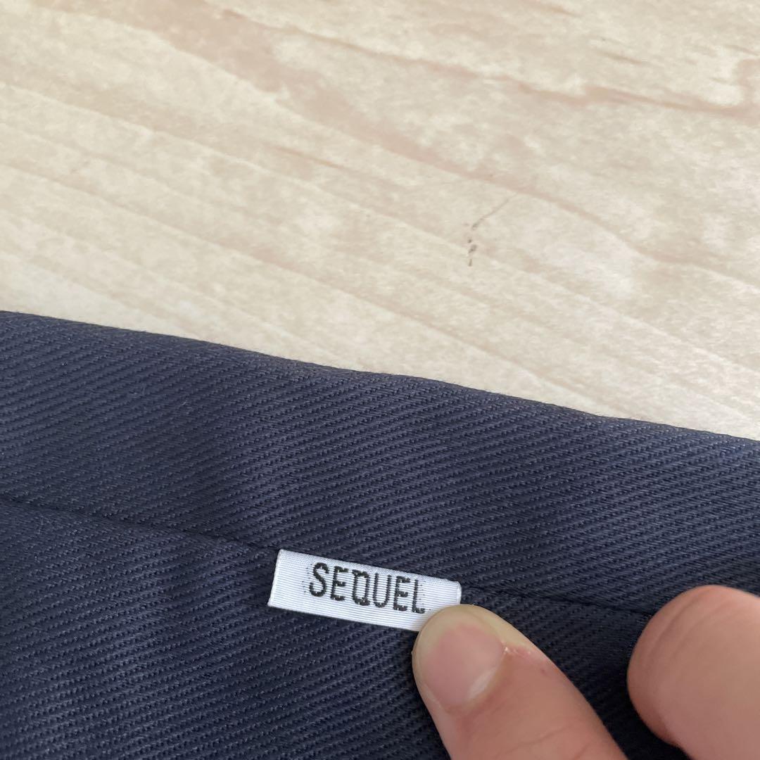 ✅SEQUEL　TYPE F 藤原ヒロシfragment M sizeネイビー SEQUEL TYPE-F fragment 藤原ヒロシ パンツ - スラックスお 手頃