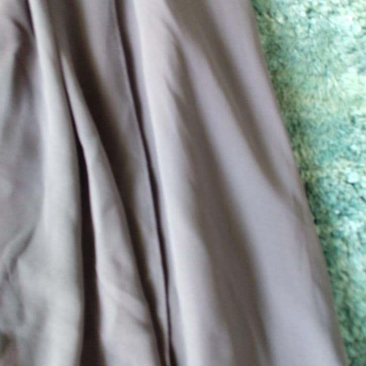 花柄レース切替ミモレ丈フ