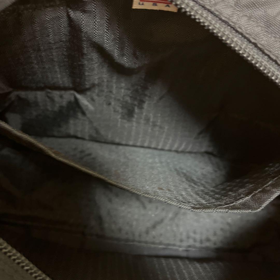 希少 GREGORY 旧ロゴ パデッドショルダー ポーチ M 黒 USA製