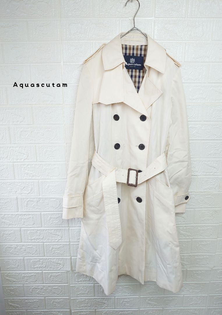 Aquascutum トレンチコート アクアスキュータム 【超目玉枠】 60.0%OFF