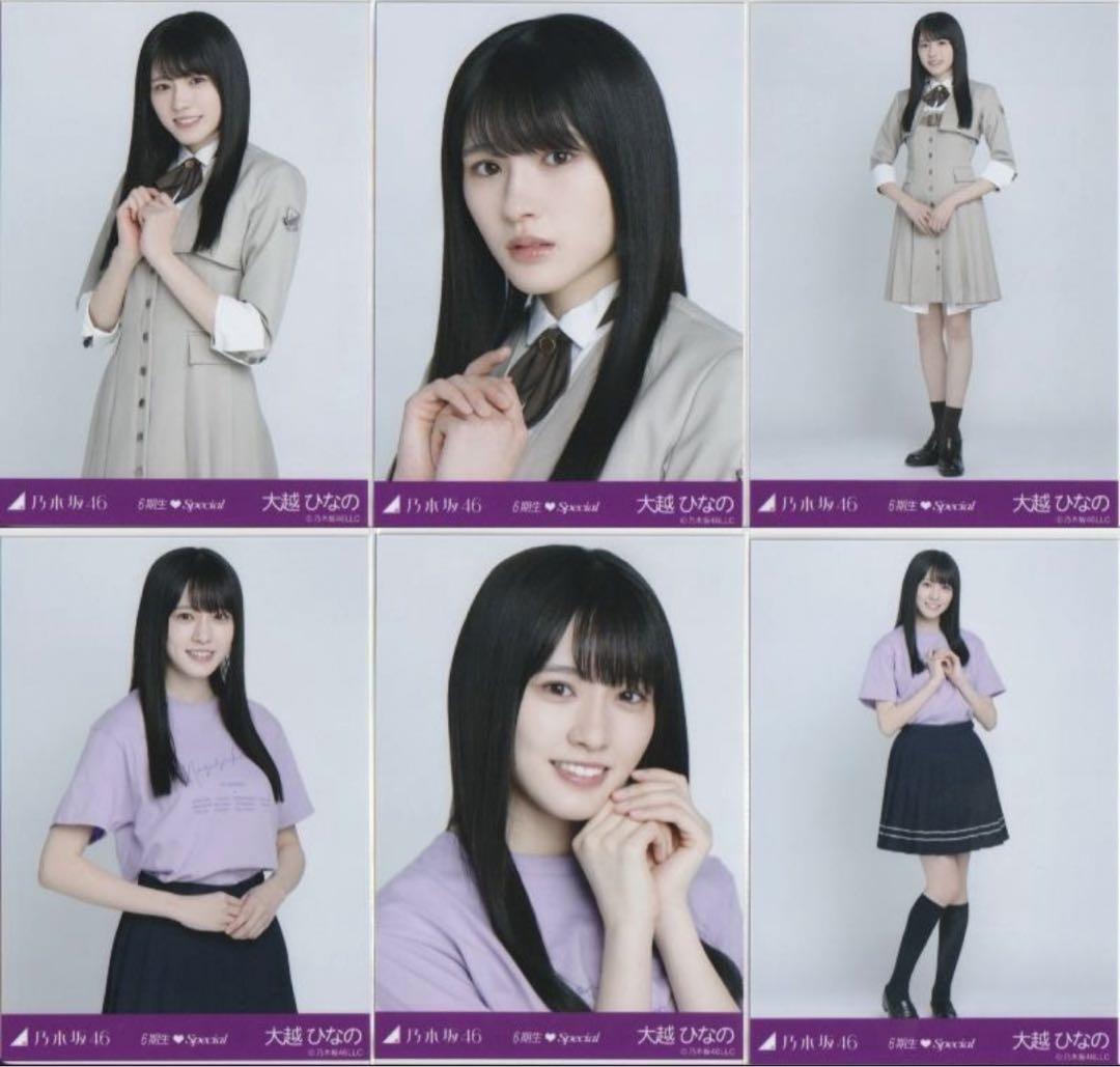 乃木坂46 大越ひなの　6期生スペシャル　生写真　コンプ