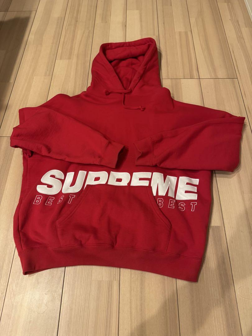 Supreme レッド パーカー