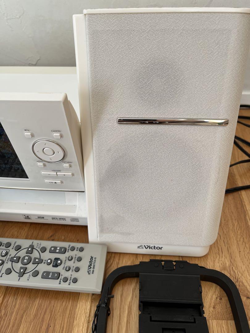 液晶付きCD  iPodコンポ　NX-TC7 リモコン付きビクター　Victor