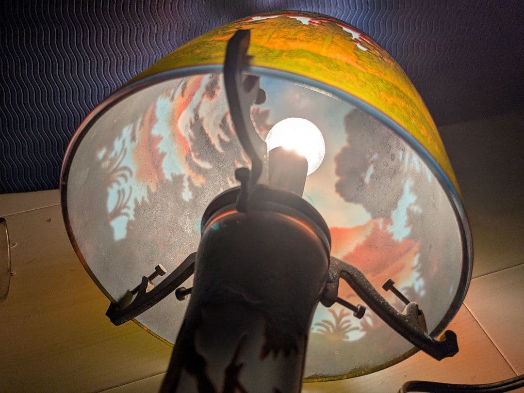 エミール ガレ風ランプ