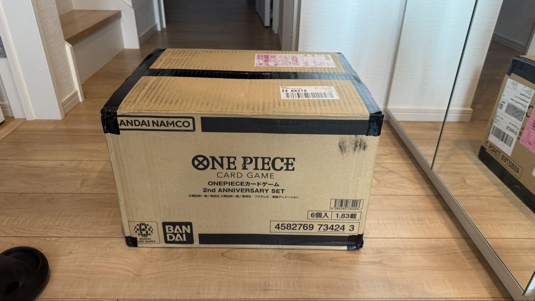 新品☆ONE PIECE CARD 2nd Anniversary 6個入り