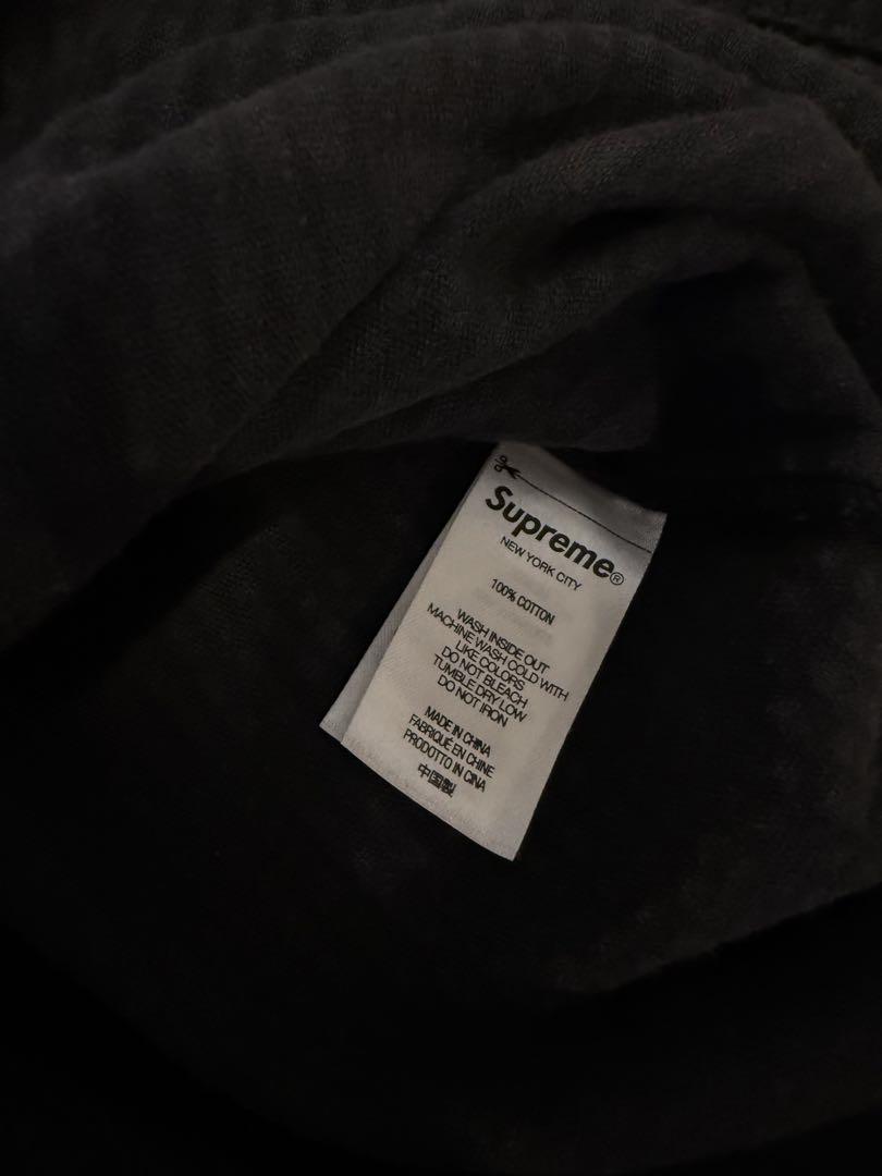 Supreme シュプリーム シャツ コーデュロイ ブラック 22SS M 美品