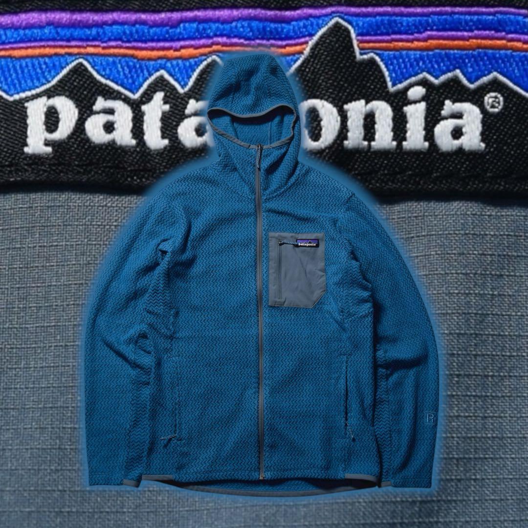色 Patagonia R1 エアフルジップフーディ フリースM patagonia