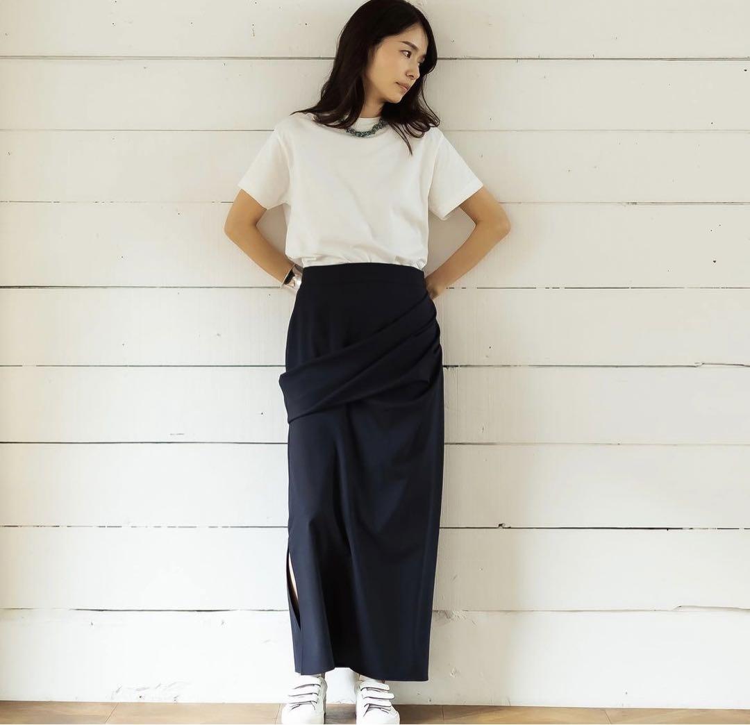 新品deres デレス　my muse skirt/navy 1サイズ