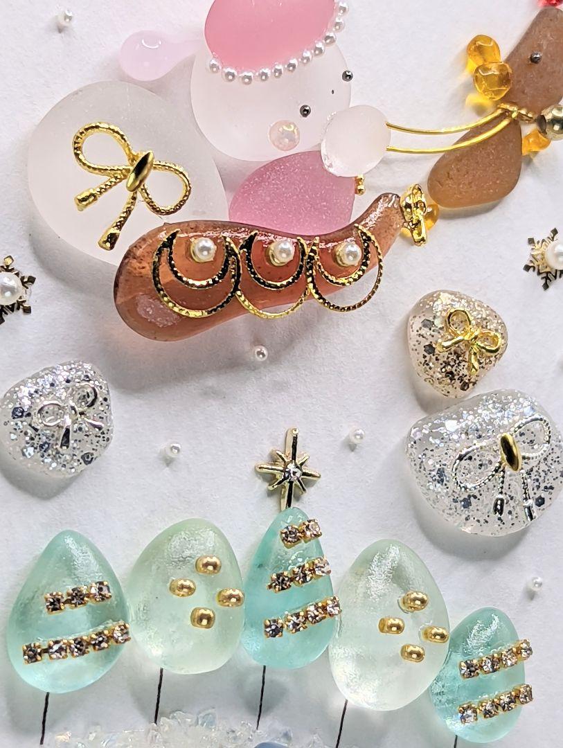 『Gift for the Holy Night..*』シーグラスアート