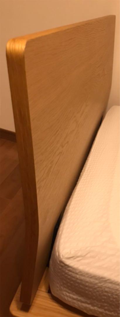 無印良品 ヘッドボード シングル オーク材