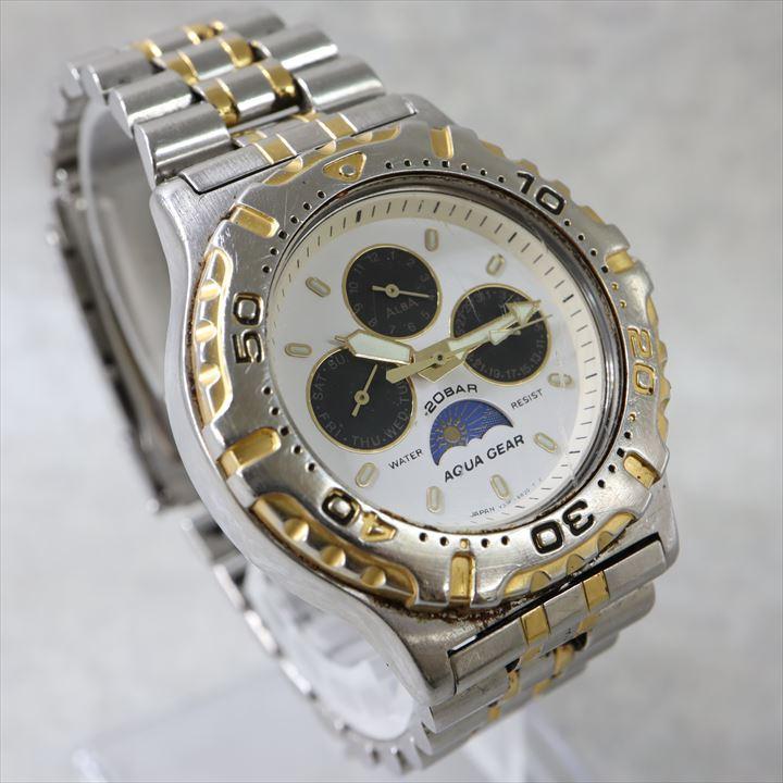A84　セイコー SEIKO　ALBA　V33F-6870 メンズ　腕時計