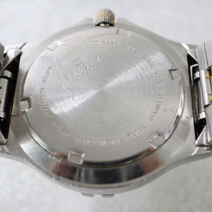 A84　セイコー SEIKO　ALBA　V33F-6870 メンズ　腕時計