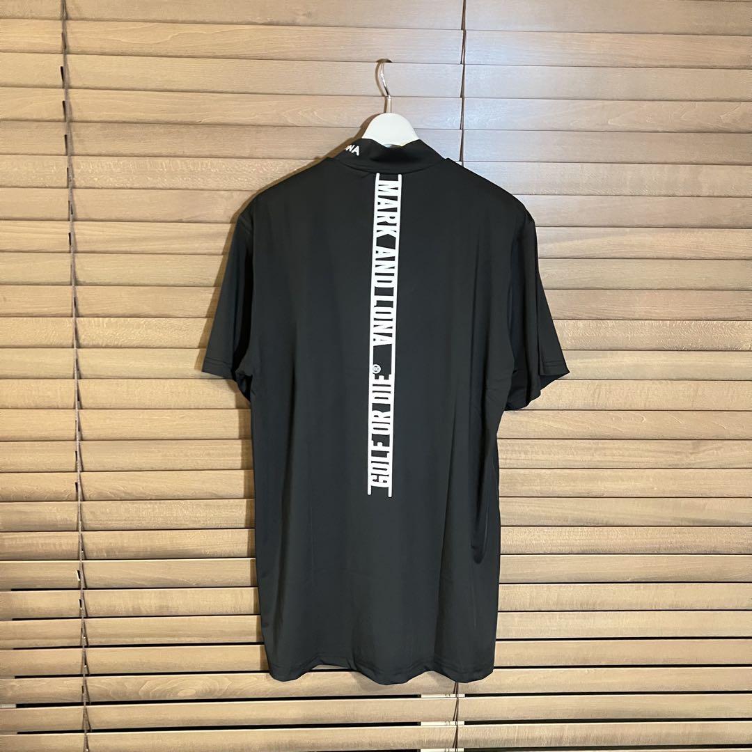 MARK&LONA マークアンドロナ モックネック 半袖Tシャツ 黒XL