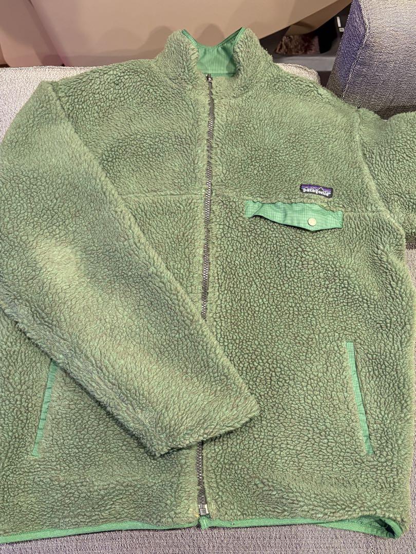 Patagonia フリースリバーシブルジャケット グリーン