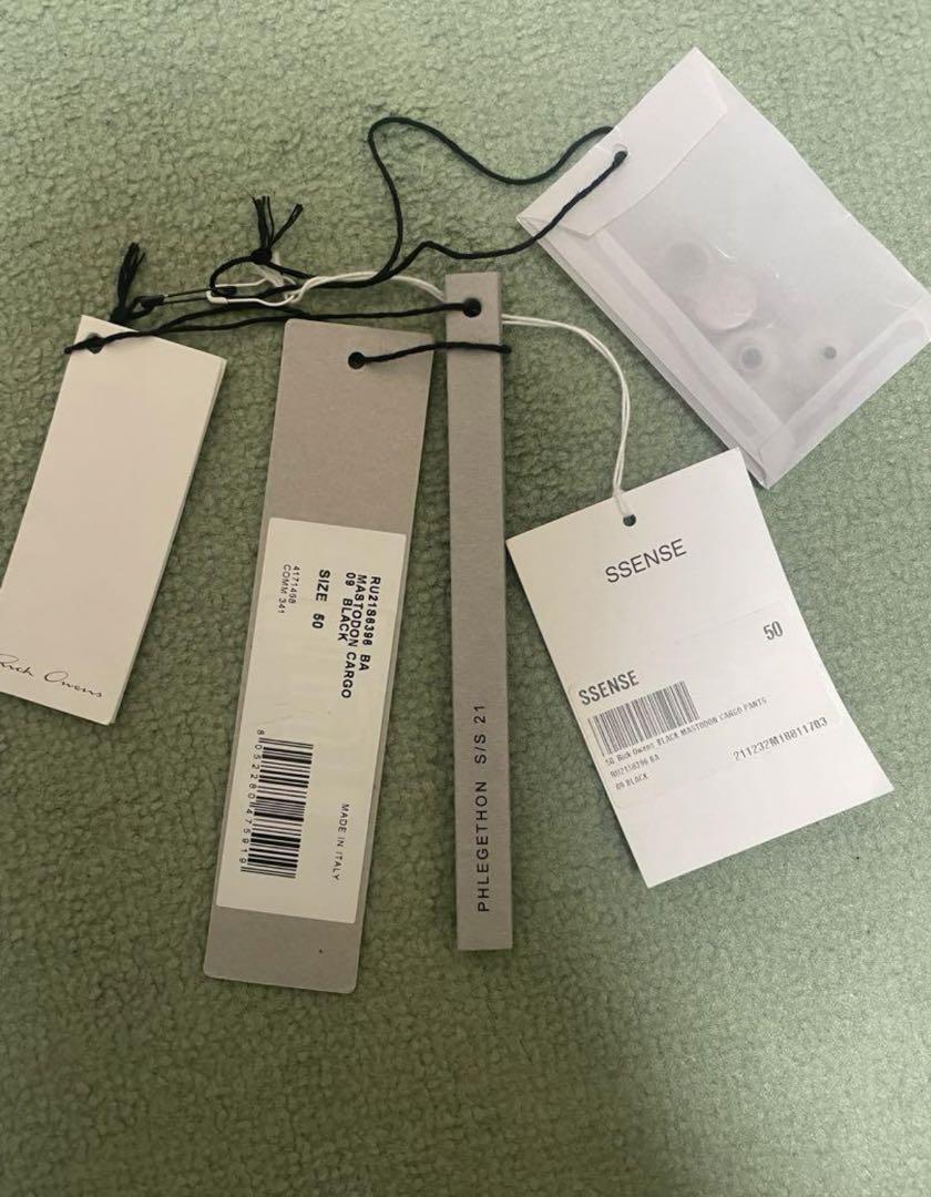 パンツ rickowens mastodon cargo