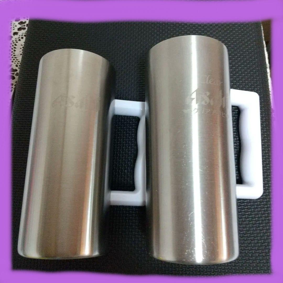 アサヒコールドジョッキ(新品)&クリアアサヒコールドジョッキ(中古)