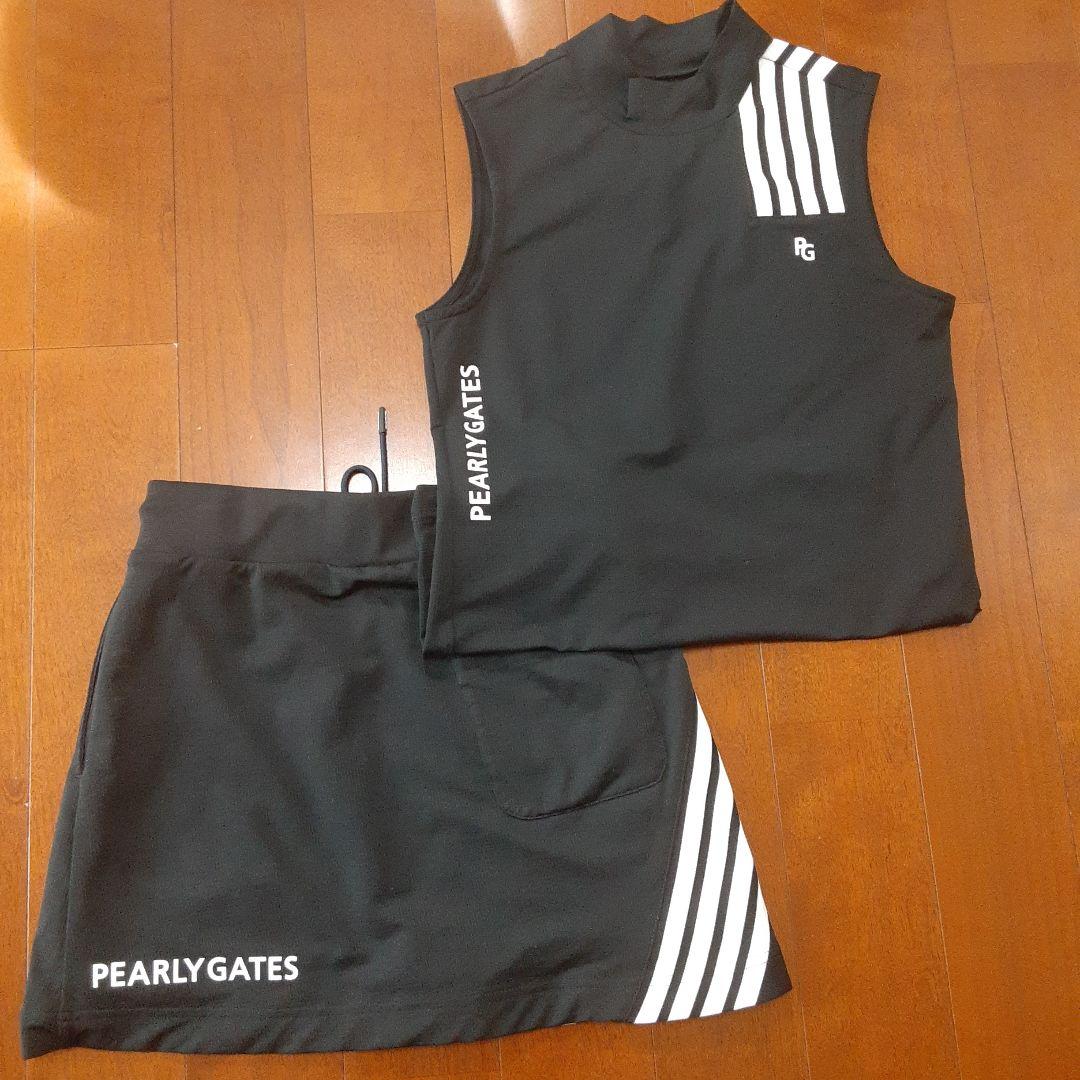 モグモグ　PEARLY GATES ノースリーブシャツとスカートセット