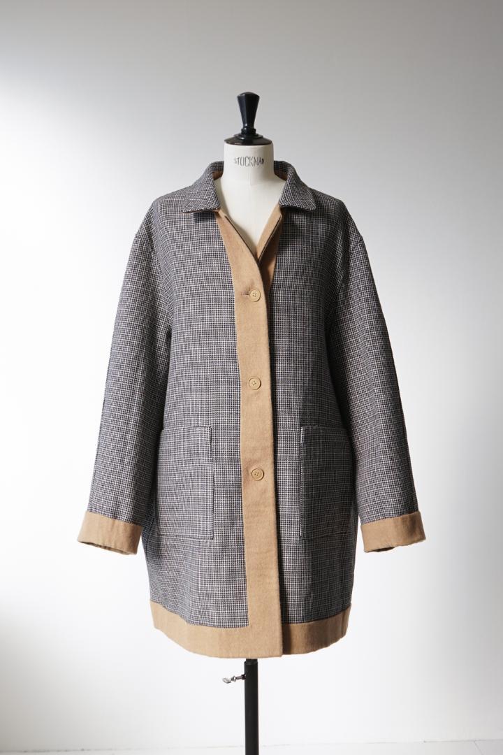 WRAP COAT -WOOL MELTON- | junhashimoto（ジュンハシモト