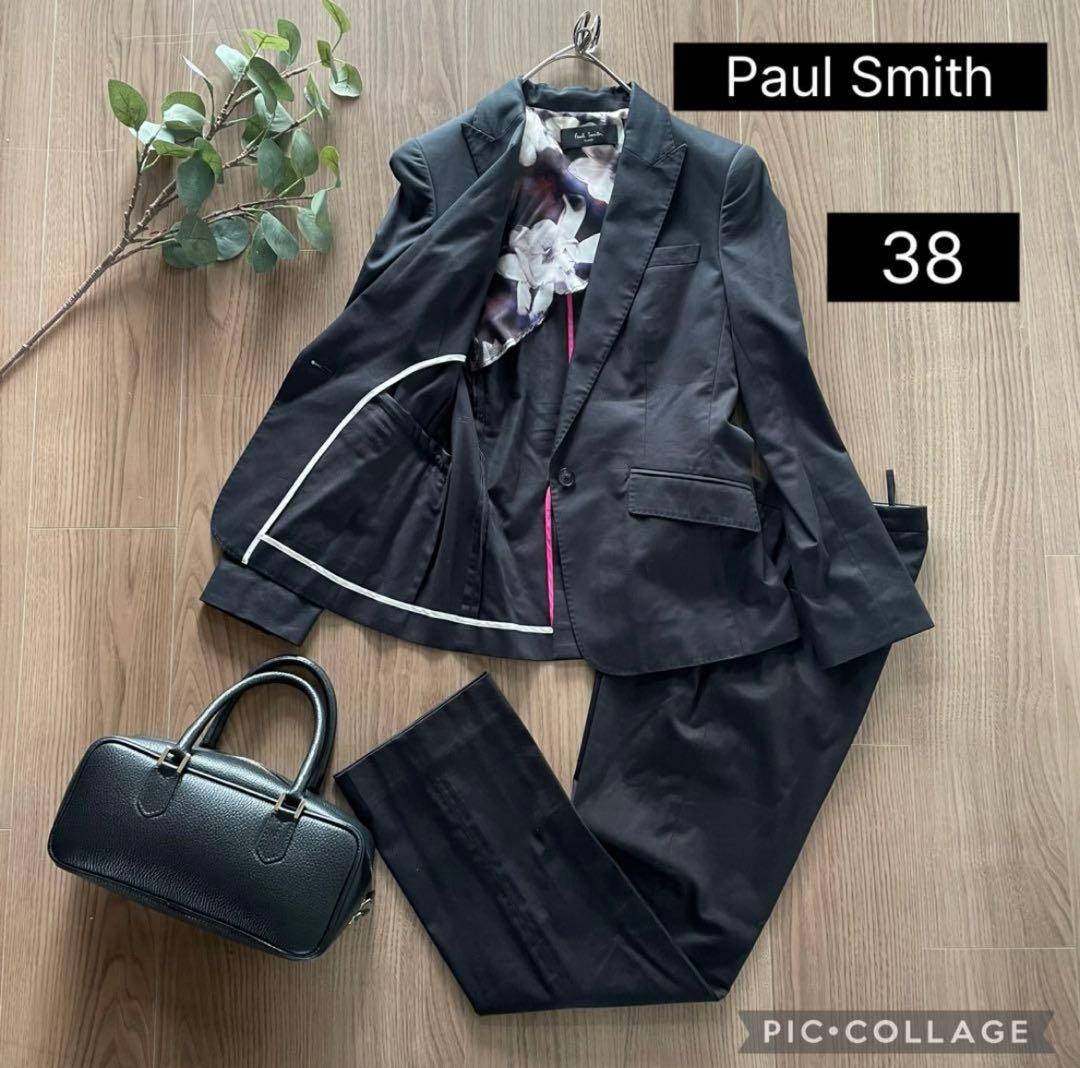 Paul Smith BLACK ポールスミス　 パンツスーツ1B ブラック Mスーツ・フォーマル・ドレス