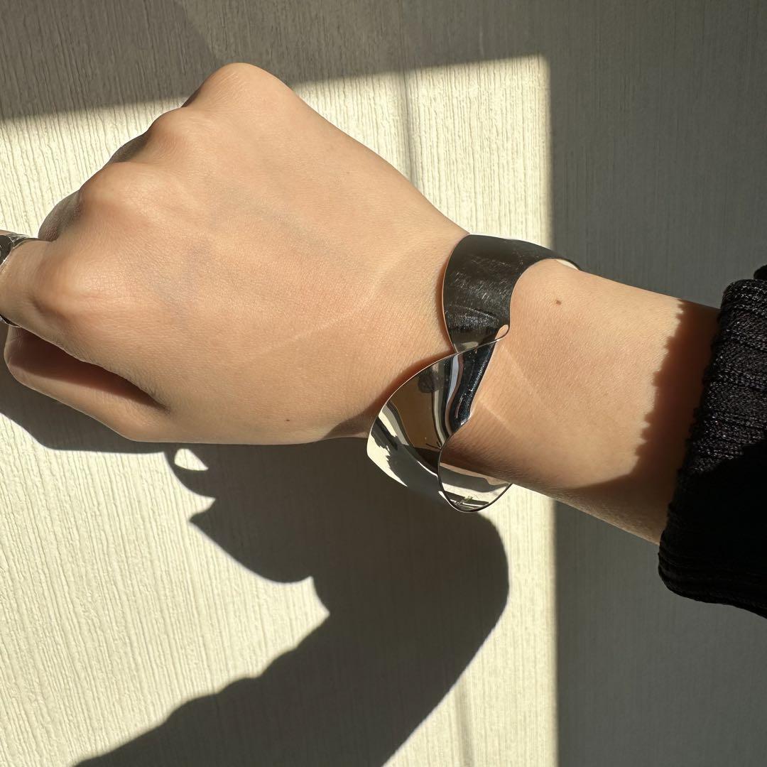 ヴィンテージ！ Sterling Silver Twisted バングル