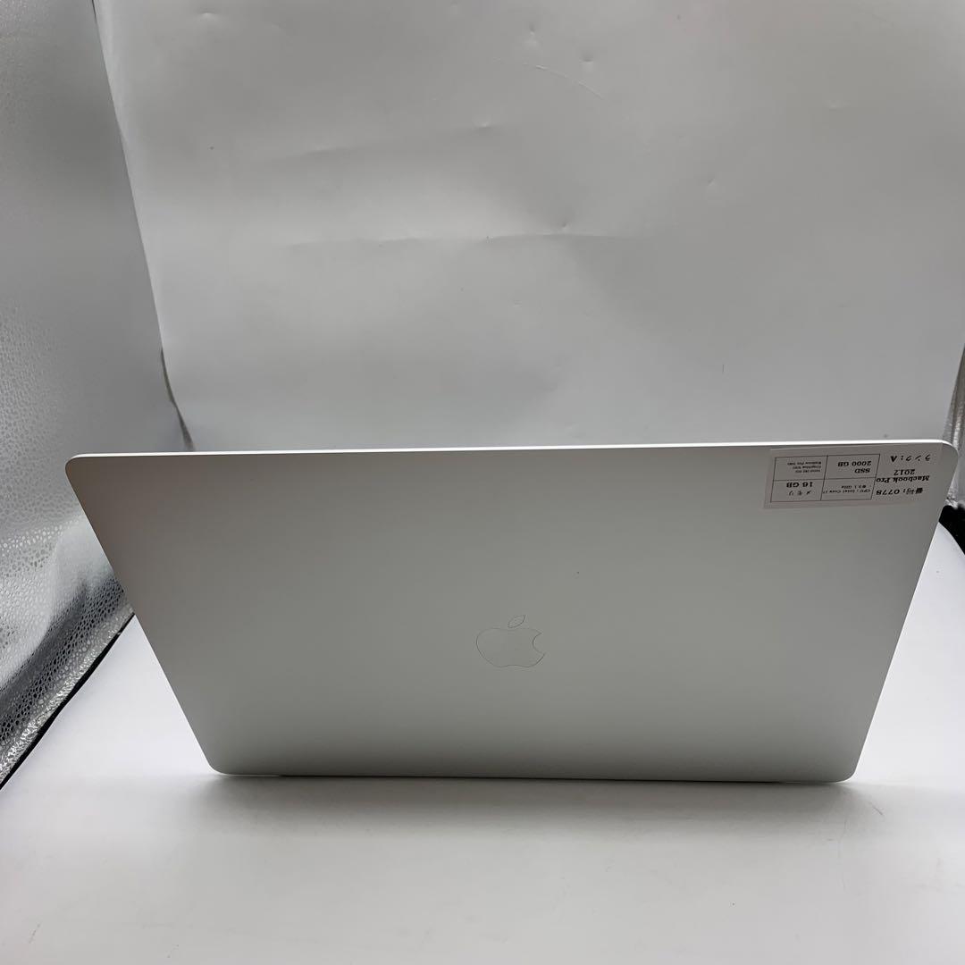 MacBook本体 Macbook Pro 2017 | 15.inch | 2000 GB SSD