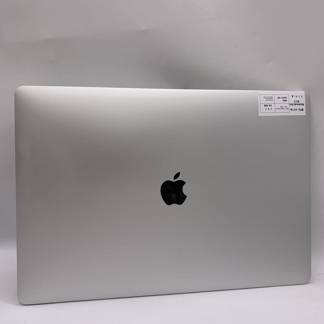MacBook本体 Macbook Pro 2017 | 15.inch | 2000 GB SSD