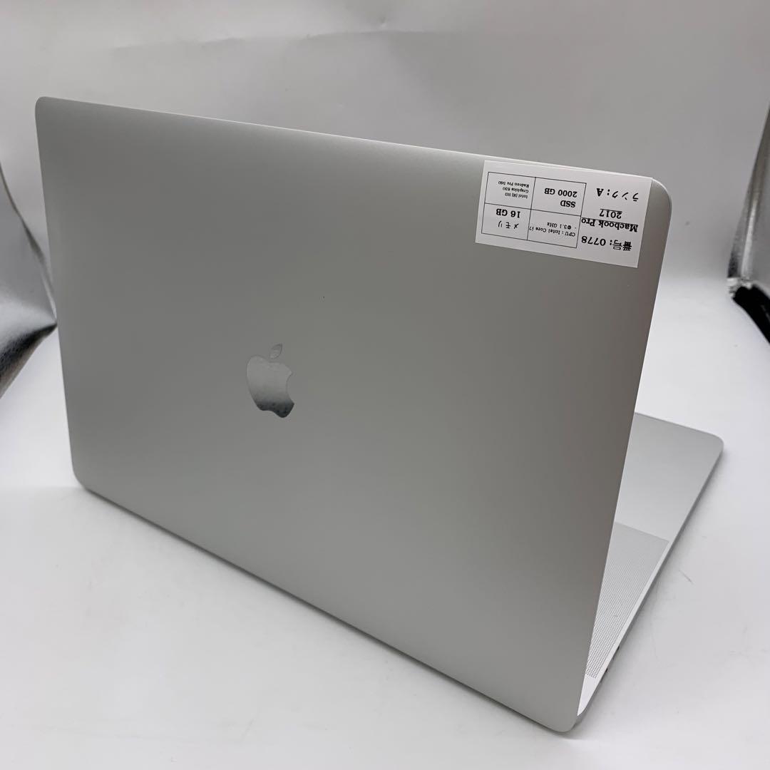 MacBook本体 Macbook Pro 2017 | 15.inch | 2000 GB SSD