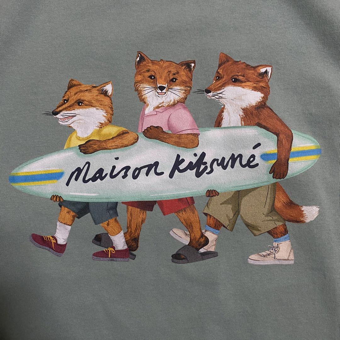 サーフィンフォックス tシャツ MAISON KITSUNE メゾンキツネ