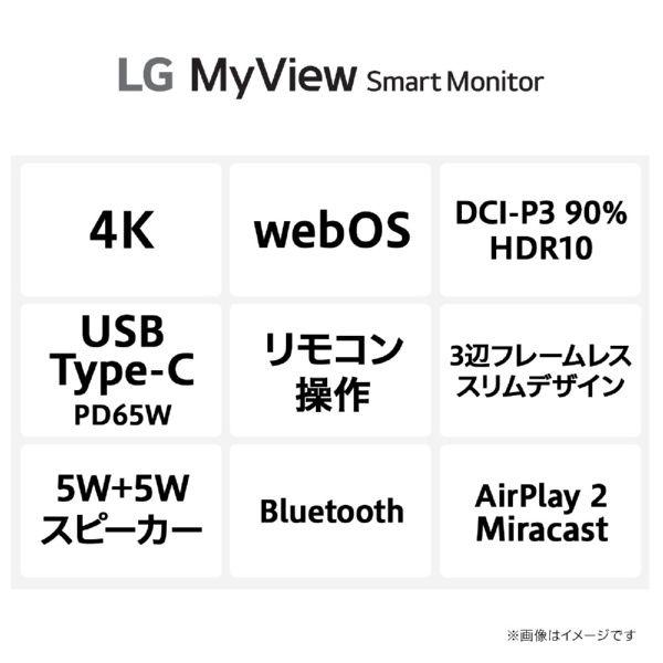 美品 LG My view Smart Monitor 32インチ 4Kモニター