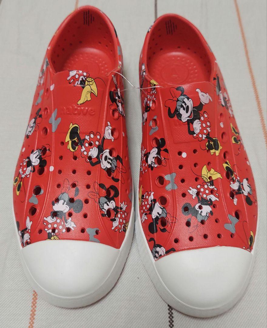 Native ディズニー ミニー ミニーマウス シューズ 女性用 サイズ7