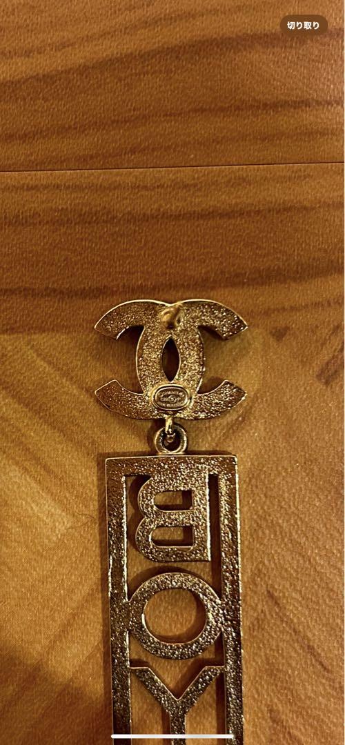 【美品・値下げ価格】CHANEL シャネル ピアス ココマーク BOY ゴールド 画像3