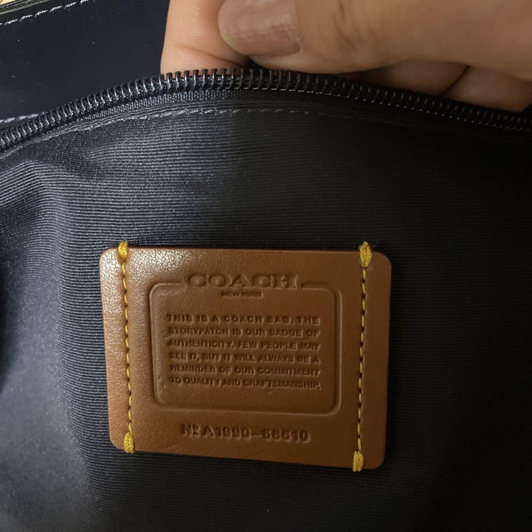 値下げ！COACH  ティーローズ　かごバッグ