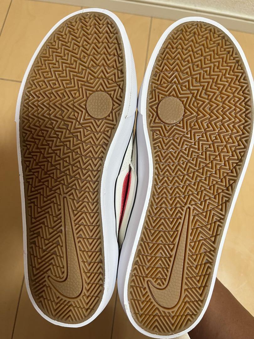 新品　室内試し履きのみ　Nike SB Chron 2 ホワイト/レッド 新品 室内試し履きのみ Nike SB Chron 2 ホワイト/レッド - メルカリ