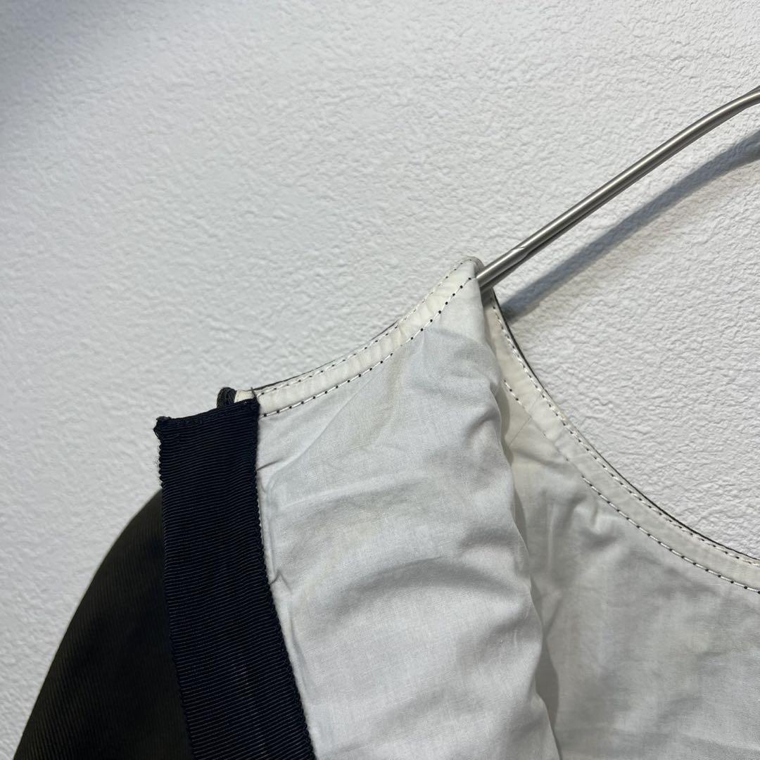 希少 MARNI 上質 コットン Aライン デザイン ドレス ワンピース 40